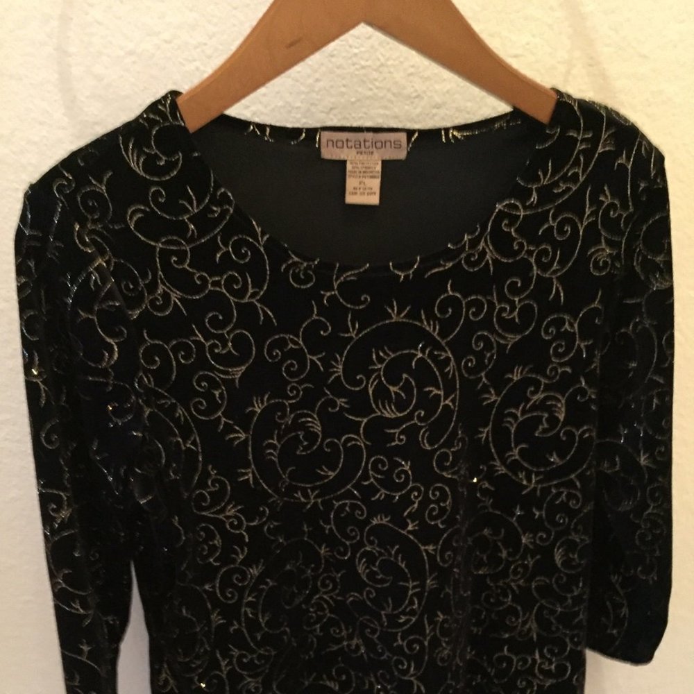 Black & GoldTop - Picture 2 of 3